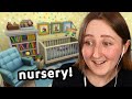 i can finally build a real nursery in the sims