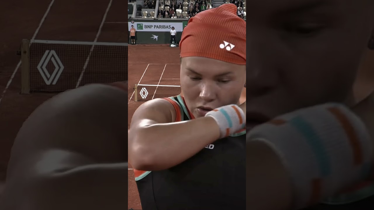 Diana Shnaider is magic 🪄🎾 #rolandgarros #tennis #shnaider #tennisedit