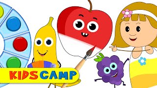 fun learning names of fruits counting numbers with elly learning video by kidscamp