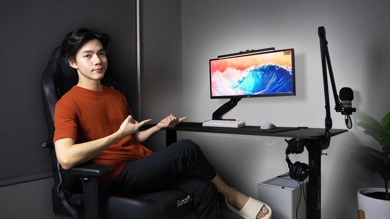 Gaming Desk Setup Tour จัดโต๊ะคอมเกมมิ่ง ราคาไม่แรง 🎮 | bomyanapat