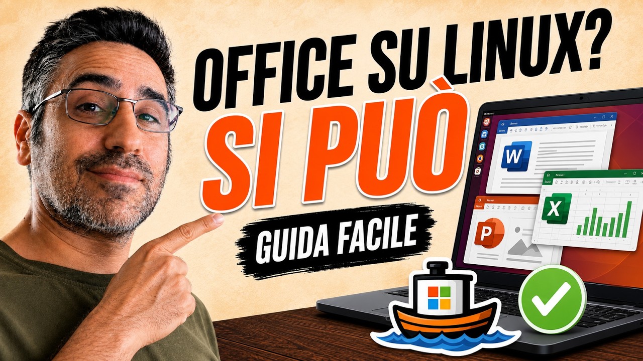 Thumbnail del video OFFICE SU LINUX? Si può! (Guida Facile e Veloce)