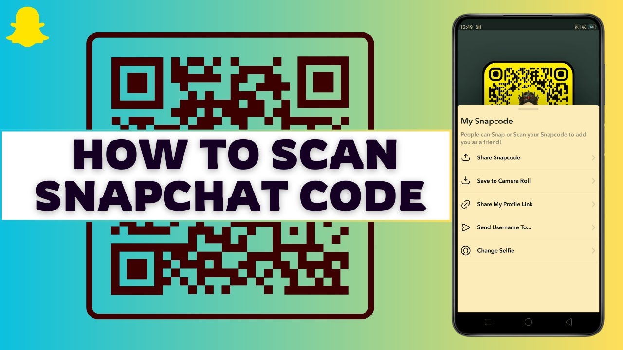 How to Scan Snapchat Code I Scan Snapchat Snap codes 2024 - YouTube