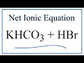 Net Ionic Equations and Spectator Ions