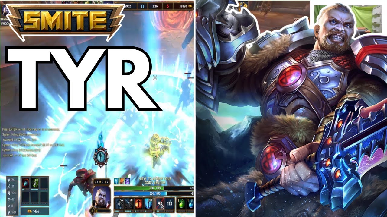 Первое использование TYR – SMITE Gameplay Ep.120