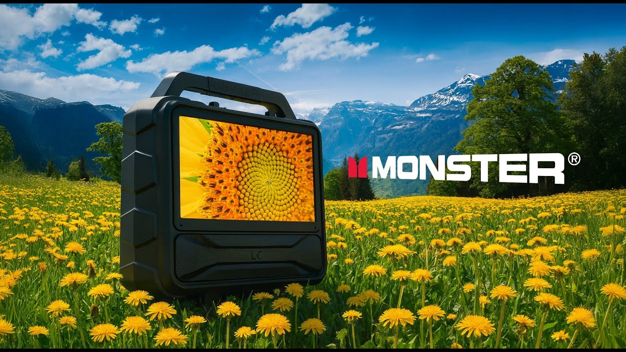 Monster Vision 2 (Portable Video Speaker) - YouTube