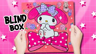 my melody blind bag! 🎀 ASMR / satisfying opening blind bag / Sanrio theme 🌸 Blind Bag paper