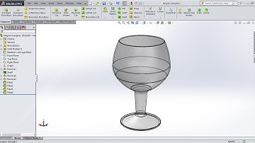 SolidWorks Beginner tutorial 1: Belgian Beer Glass