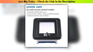 Hot Picks DC 12V RFID Embedded Barcode 2D QR Code Reader Access Control Reader Wegand USB RS232 RS4