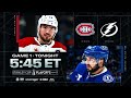 NHL 26 PS5. 2026 STANLEY CUP PLAYOFFS - EAST FIRST ROUND GAME 1: 4.19.2026. Canadiens VS Lightning !