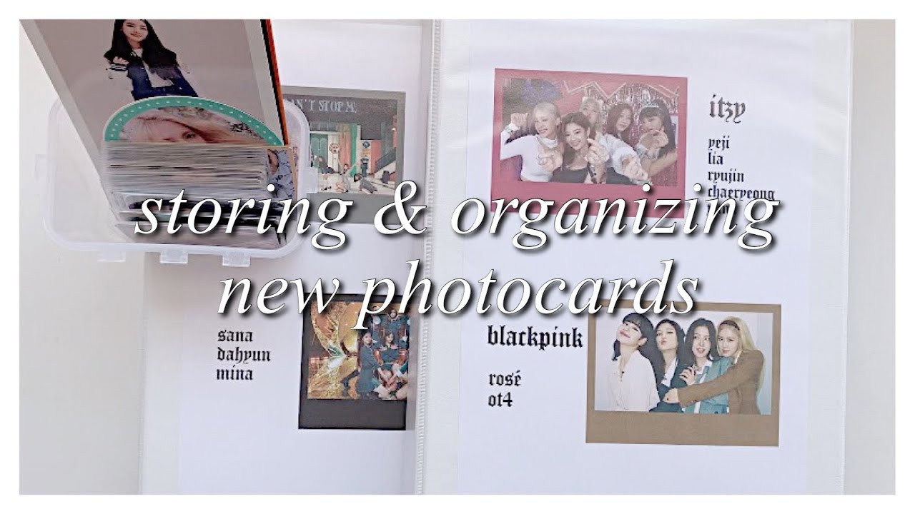 хранение и организация новых фотокарточек #2 (itzy, twice, blackpink и другие!)