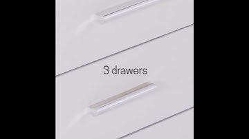 Southern Enterprises Oren White Drawers Bedside Table - The Classy Home