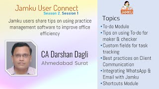 Jamku User Connect S02E01 - CA Darshan Dagli