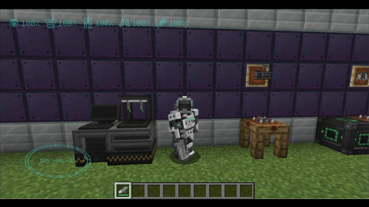 Jetpack Unit How to: Mekanism (Meka-suit, Meka-tool and modules) - YouTube