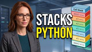 Stacks in Python Visually Explained in 7 Minutes — Ctrl+Z, the Call Stack, and RecursionError
