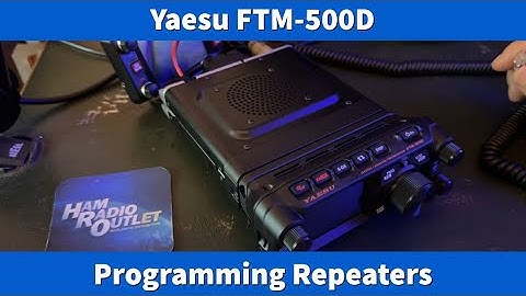 Yaesu FTM-500D #2: Repeaters programmeren #hamradio #yaesu #ftm500 #c4fm