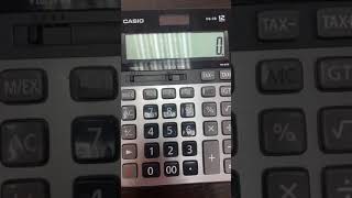 how to set up tax or vat on calculator