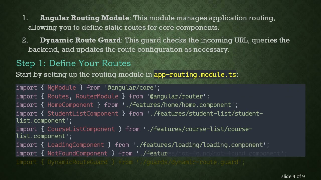 Implementing Dynamic Routing in Angular: Navigating to Components Based on API Responses