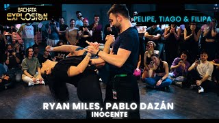 Filipa, Felipe & Tiago [RYAN MILES, PABLO DAZÁN - Inocente] Bachata Explosion Role Rotation 2024