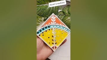 Lippan Art || Wall Hanging Craft Ideas || Easy and Simple Craft #shorts #trending #art #diy
