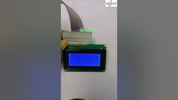 1604 character dot matrix LCD module, blue#electronic