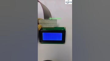 1604 character dot matrix LCD module, blue#electronic