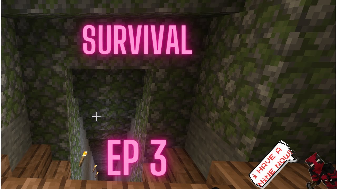 I have a mine! Minecraft survival ep 3 - YouTube