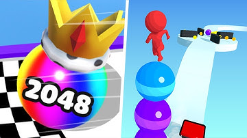Ball Merge 2048 Vs Stack Rider All Level Trailer Gameplay Walkthrough 6RR28MM74