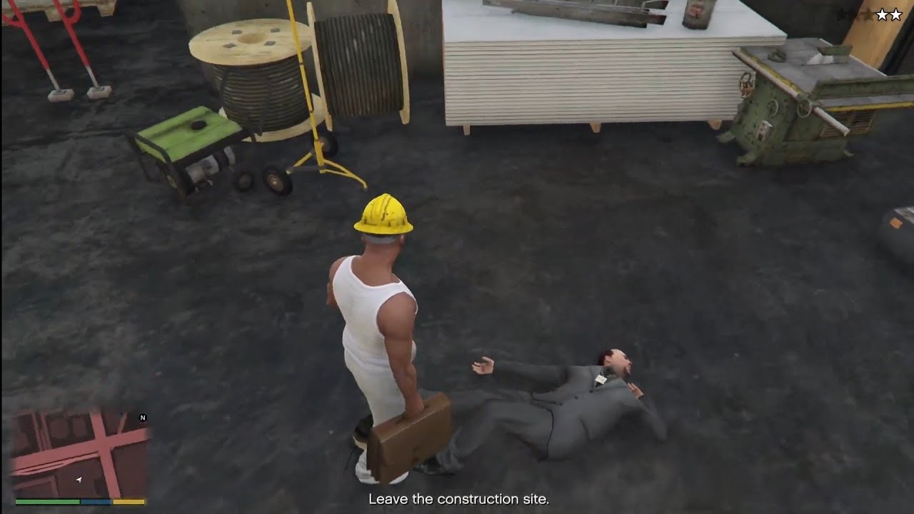 GTA V / 5 Gameplay Part58 Franklin Stealing Architect Briefcase