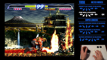 KILLER INSTINCT 2: Tusk Tutorial (Move List)