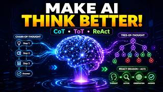 Make AI Think Better | Chain-of-Thought, Tree-of-Thought & ReAct