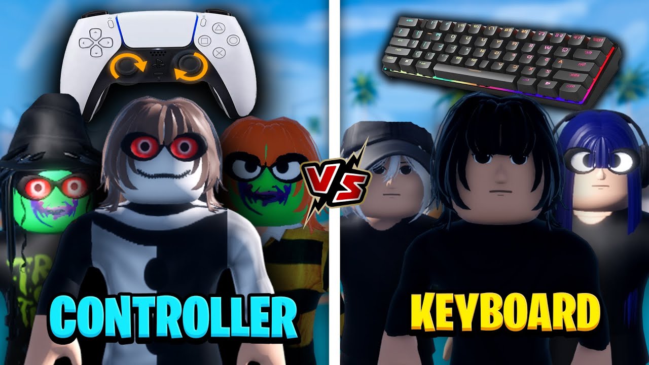 CONTROLLER vs KEYBOARD AND MOUSE In PLAYGROUND BASKETBALL - YouTube