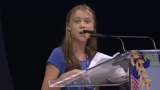 'Years of blah blah blah': Greta Thunberg at Youth4Climate event