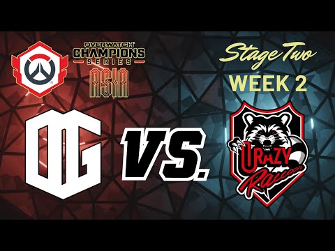 ONSIDE Gaming vs Crazy Raccoon - Group Stage | OWCS Korea Stage 2