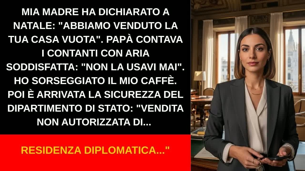 Era la vigilia di Natale, e mia madre stava consegnando le chiavi del mio appartamento a due estranei, sorridendo come se fosse casa sua. “ Da domani questa casa è vostra”, diceva, mentre mio...