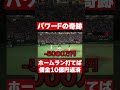 バントだけで生きてきた男のフルスイング #野球 #ジョンソン