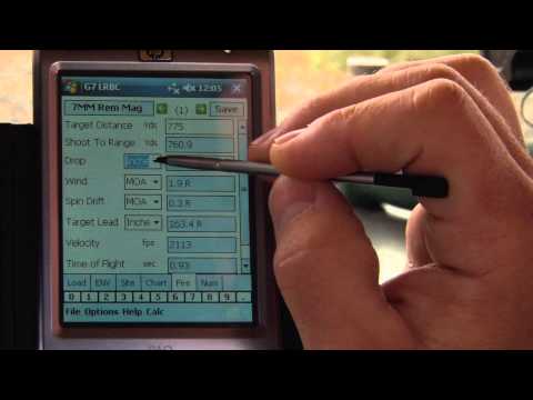 Quickstart 6: Fire Tab - G7 Handheld Ballistic Calculator