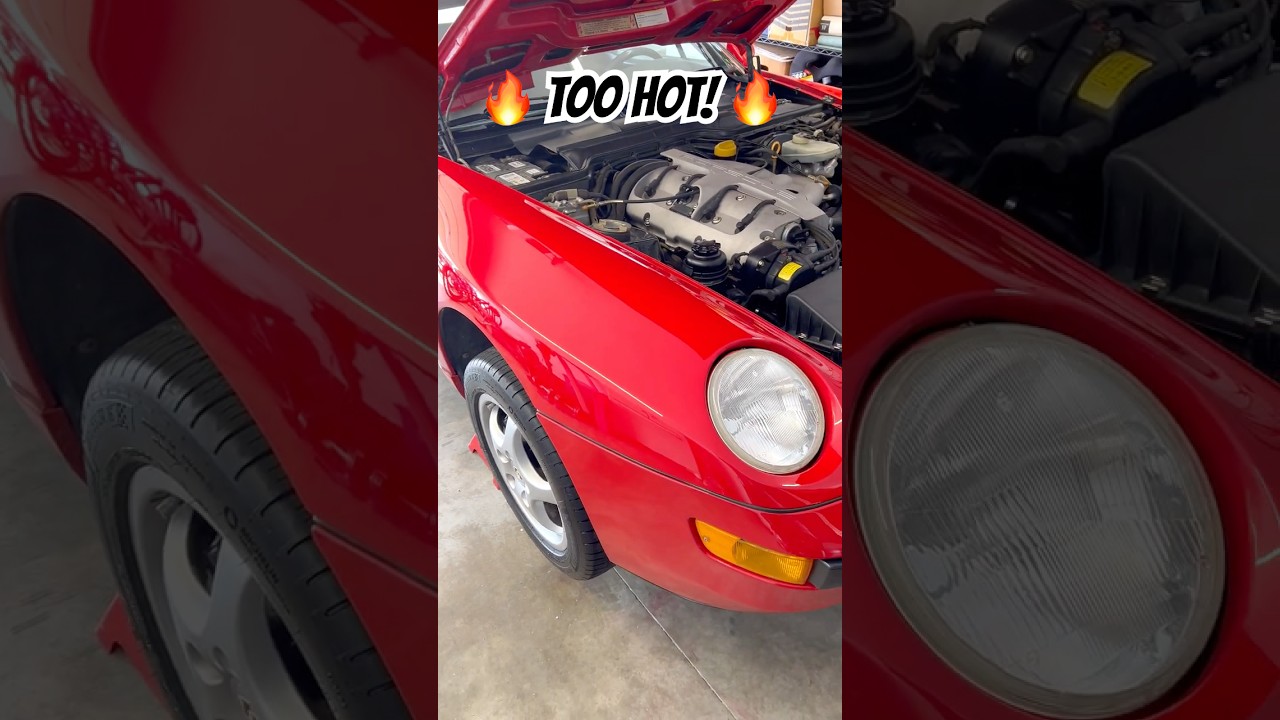 Why This Porsche 968 is Overheating #mechanic #diy #porsche944 #garage #repair