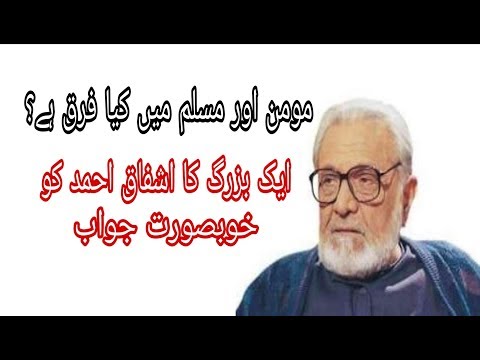      مومن اور مسلم میں کیا فرق ہے