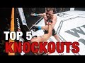 We love MMA - Top 5 Knockouts ( English Commentary )