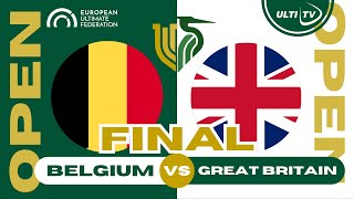 Belgium vs Great Britain - 🥇 OPEN Final — European Ultimate Championships #EUC2023
