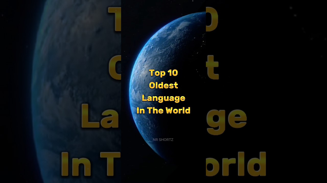 Top 10 Oldest Language In The World #shorts #viral #top10 #language