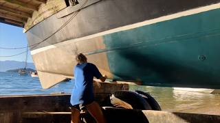 Ep. 07: Hauling out my Wharram Catamaran