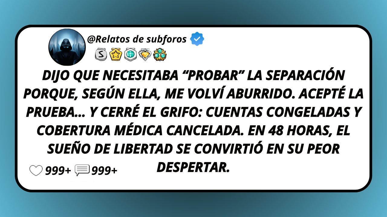 Dijo Que Necesitaba “Probar” La Separación Porque, Según Ella, Me Volví Aburrido. Acepté La Prueba…