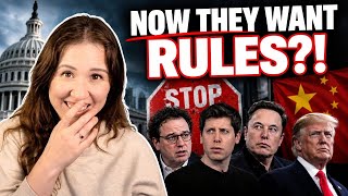 AI CEOs WANT RULES NOW!?!? WTF??? I Have Questions...