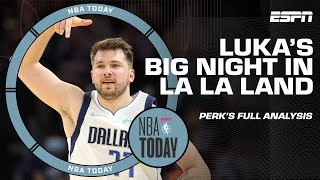 Kendrick Perkins breaks down Luka's BIG game vs. LeBron and the Lakers | NBA Today