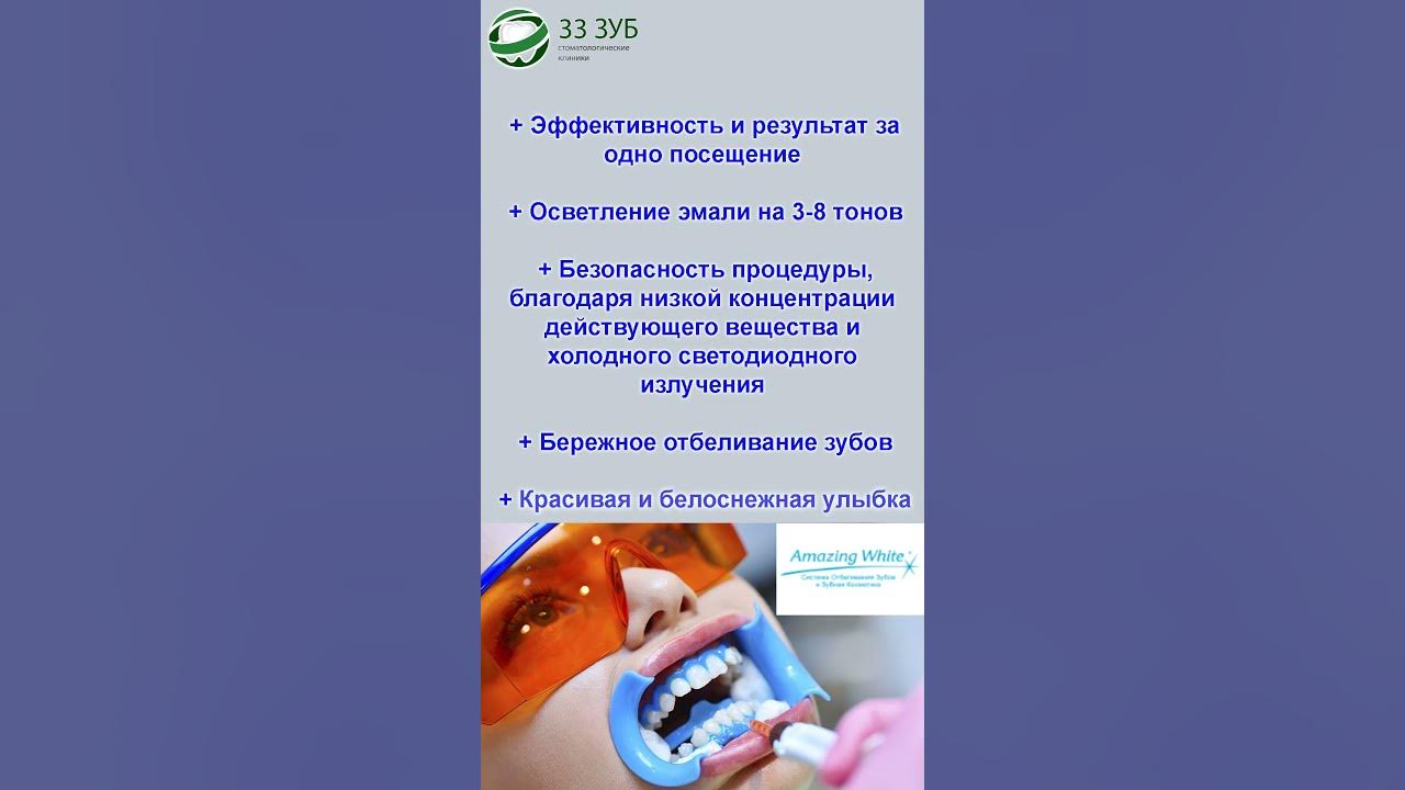 Белоснежная улыбка - Отбеливание Зубов Amazing White ...