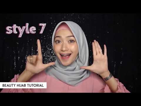 SIMPLE HIJAB TUTORIAL 7 Style 1 Scarf Part 2 by Saritiw