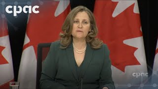 Minister Freeland provides update on government’s economic plan – May 7, 2024