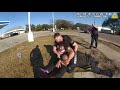 Bodycam shows police fight with crazy suspect