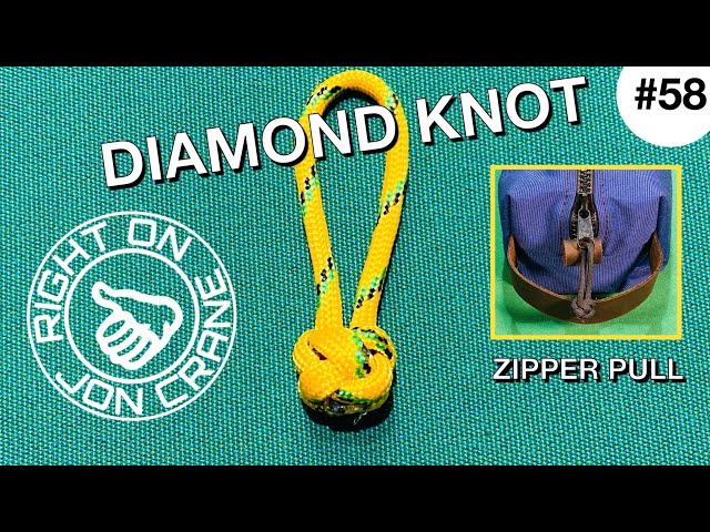 Emerson Diamond Knot Zipper Pull - Schmuckatelli Co.